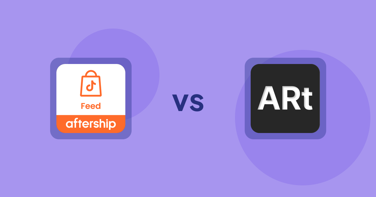 Shopify Product Display Apps: AfterShip Feed for TikTok Shop vs Wall Art Viewer AR