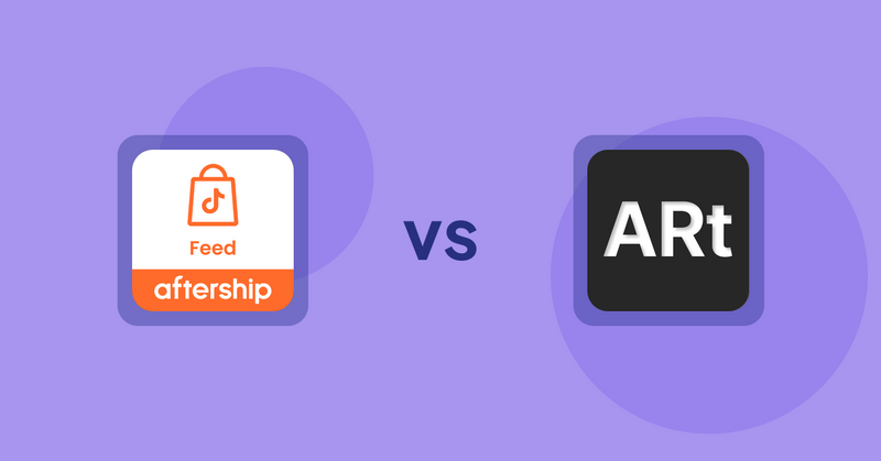 Shopify Product Display Apps: AfterShip Feed for TikTok Shop vs Wall Art Viewer AR