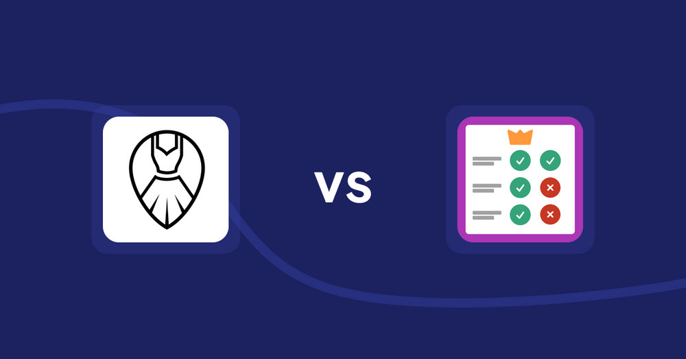 Shopify Product Display Apps: AI Stylist vs. Pretty Comparison Tables