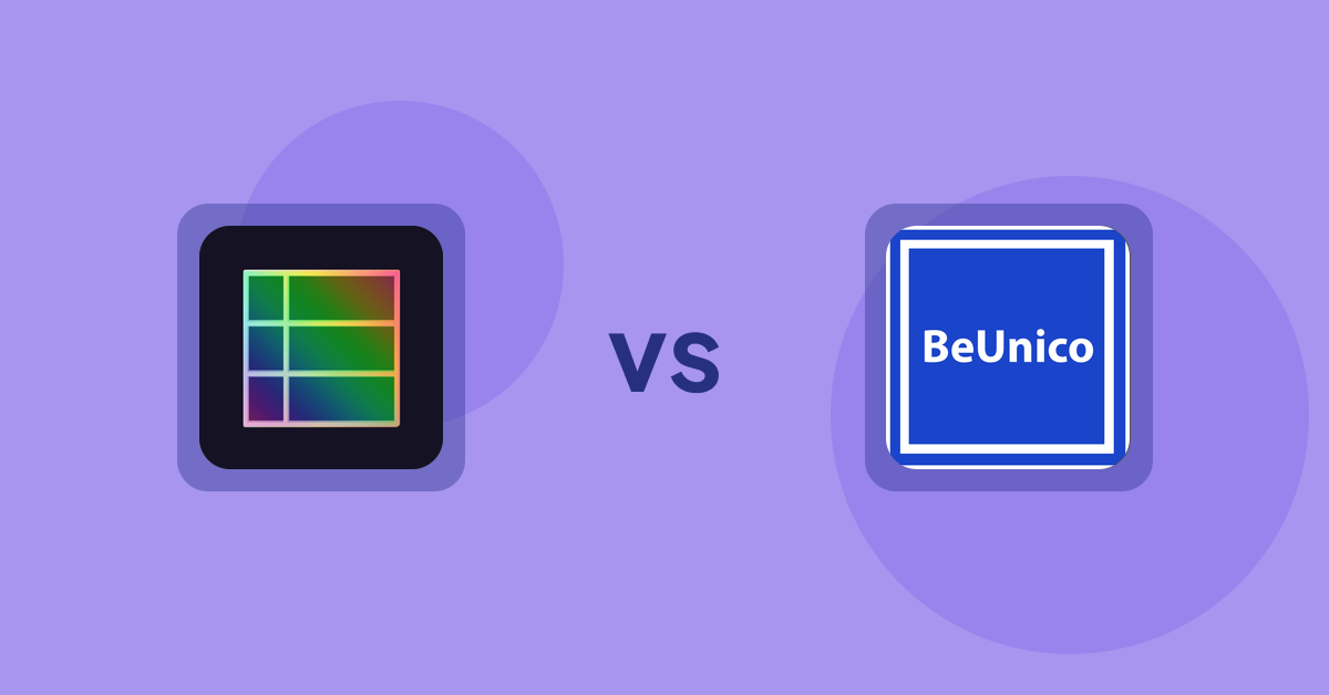 Shopify Product Display Apps: TableFlow Specification Table vs. BeUnico