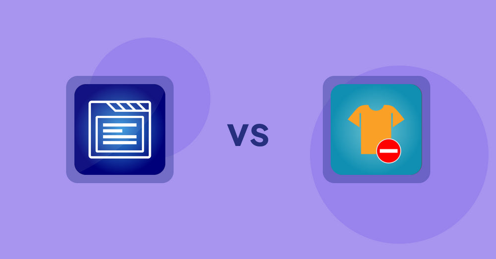 Shopify Product Display Apps: My Tabs 2.0 vs Products Unavailable