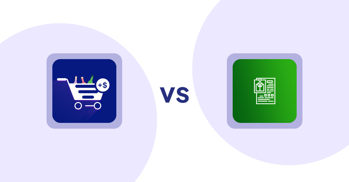 Shopify Product Display Apps: Pfand ‑ Deposit & Cart Fee vs OC Product Size Chart