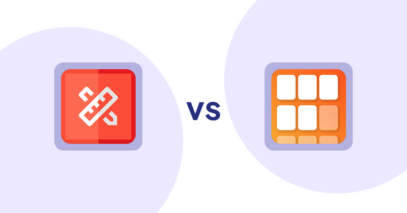 Shopify Product Display Apps: RT: Size Chart, Size Guide vs Scroll Bee ‑ Infinite Scroll