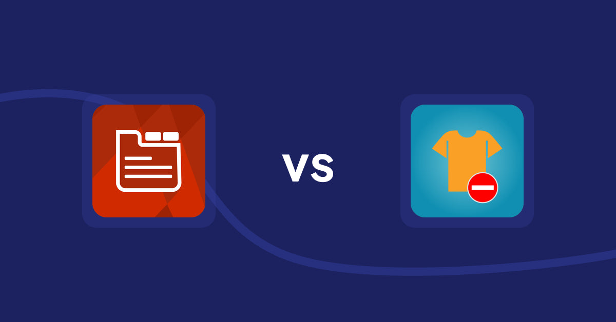 Shopify Product Display Apps: Tabs: SEO Product Tabs with AI vs. Products Unavailable