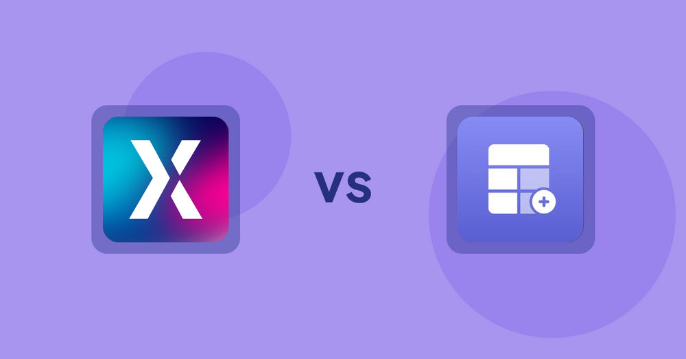 Shopify Product Display Apps: MW Upsell Popup & Cross‑sell vs Eazy Specification Tags Table
