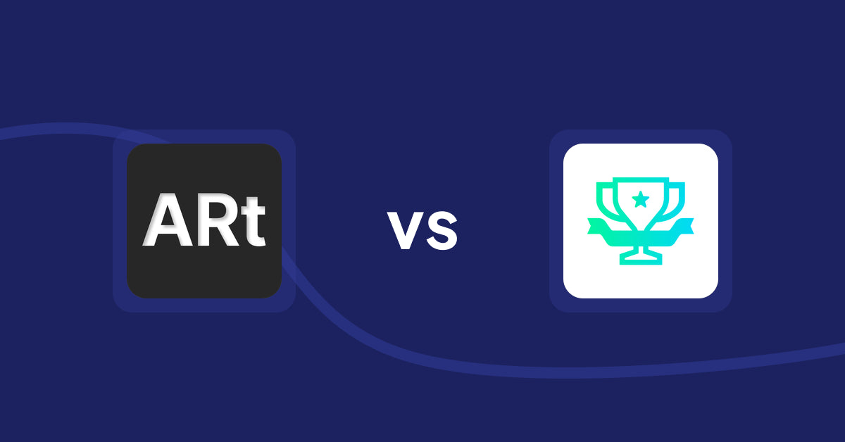 Shopify Product Display Apps: Wall Art Viewer AR vs らくらくランキング表示アプリ｜リテリア Ranking
