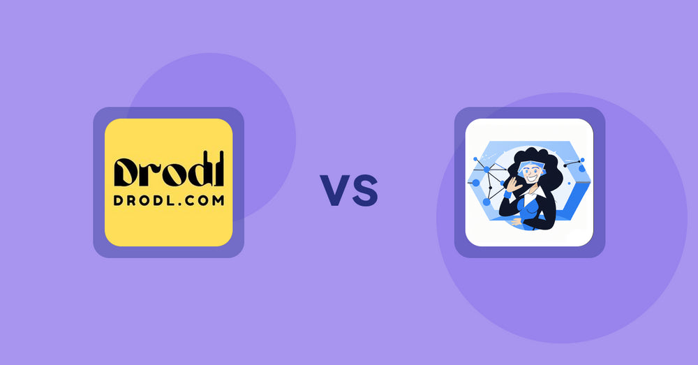 Shopify Product Display Apps: Drodl: Hide SoldOut Products vs Eva AI: Optimize Descriptions