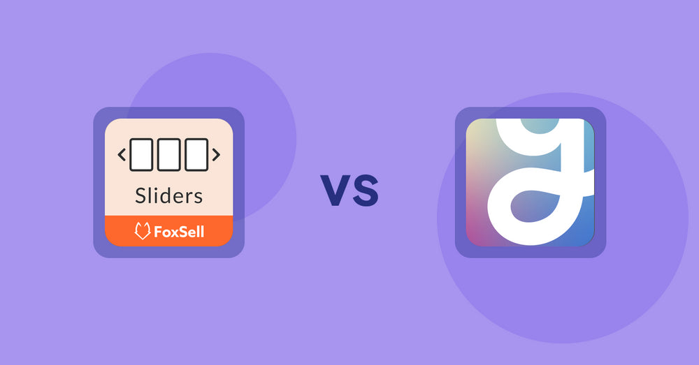 Shopify Product Display Apps: FoxSell Slider & Carousel vs. Visual Merchandiser