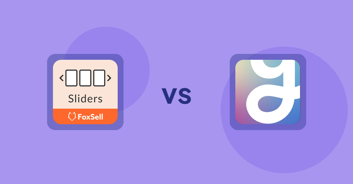 Shopify Product Display Apps: FoxSell Slider & Carousel vs. Visual Merchandiser