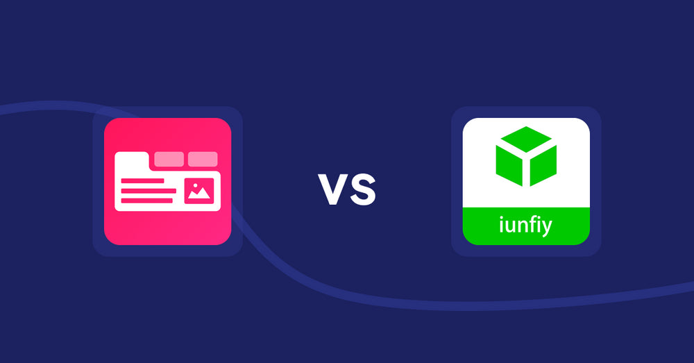 Shopify Product Display Apps: Tabs+ Product Descriptions vs. iunfiy • Related Products