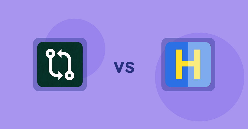 Shopify Product Display Apps: Compareder ‑ Product Compare vs HiVar : Hide Sold Out Variants