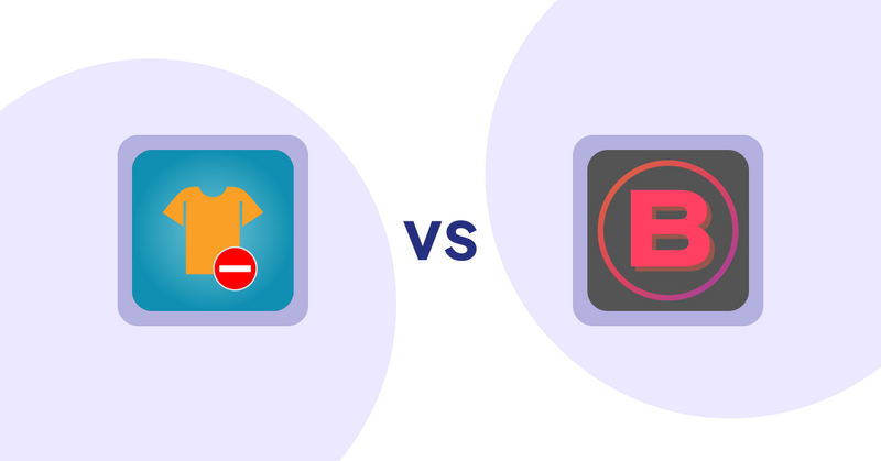 Shopify Product Display Apps: Products Unavailable vs. Banter Stories