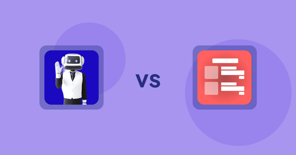 Shopify Product Display Apps: ShopCierge — AI Sales Chatbot vs Menulog