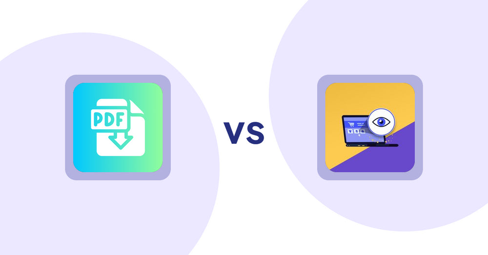 Shopify Product Display Apps: Hukify ‑ PDF Catalog Printer vs ReVisit‑Recent Viewed Products
