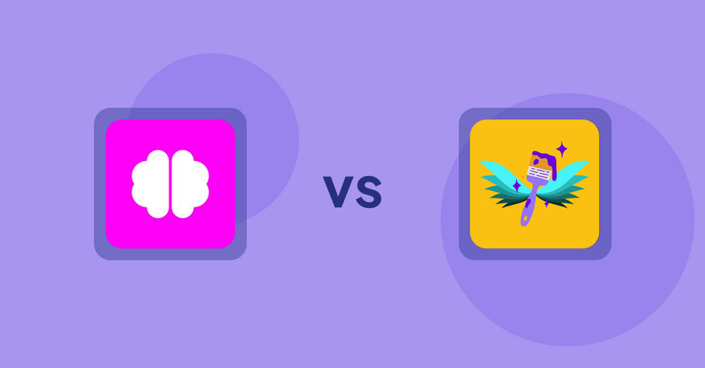 Shopify Product Display Apps: Brainy: AI SEO & Content Boost vs Badgfly ‑ Product Personalizer