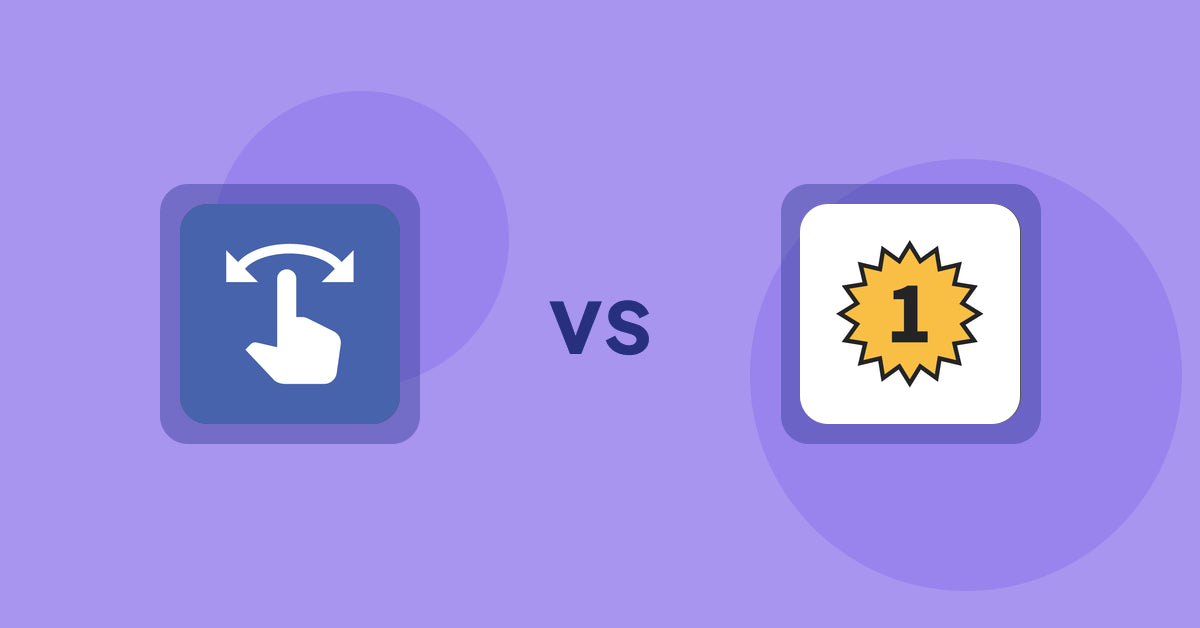 Shopify Product Display Apps: HypeSwipe: Swipes to Sales vs. UR: Smart Ranking