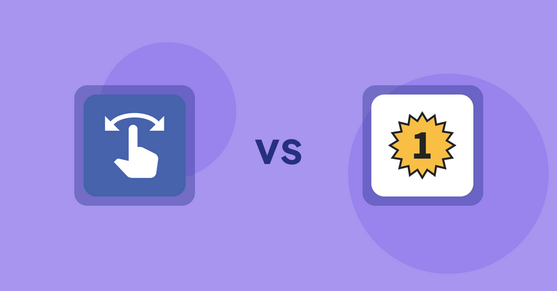 Shopify Product Display Apps: HypeSwipe: Swipes to Sales vs. UR: Smart Ranking