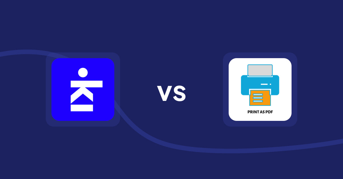 Shopify Product Display Apps: Kickflip ‑ Customize Products vs LitPDP ‑ Print as PDF