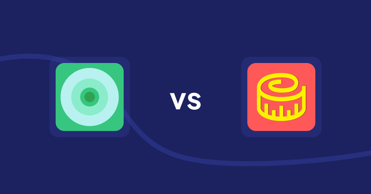 Shopify Product Display Apps: Hey!Scarcity Low Stock Counter vs. Snake Size Chart & Size Guide