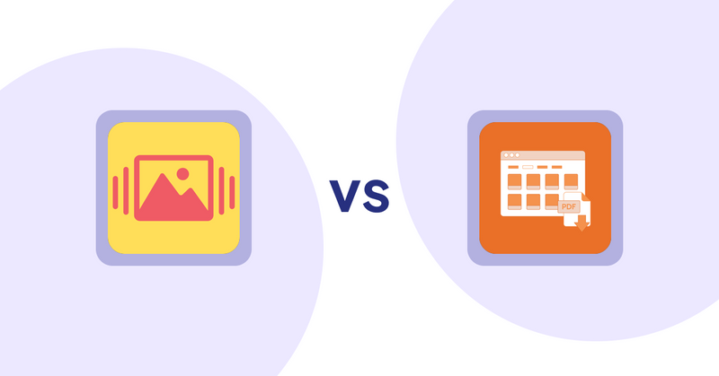 Shopify Product Display Apps: Slidy Testimonial Carousel vs Meetanshi PDF Product Catalog