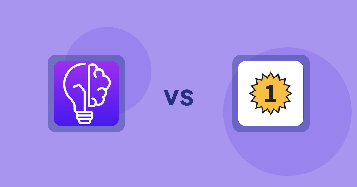 Shopify Product Display Apps: GoWise: AI Product Description vs UR: Smart Ranking