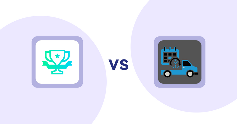 Shopify Product Display Apps: らくらくランキング表示アプリ｜リテリア Ranking vs H3 Estimated Delivery