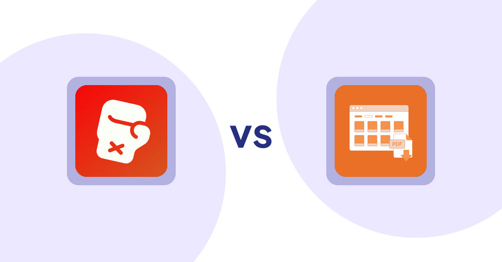 Shopify Product Display Apps: Knockout ‑ Hide Out Of Stock vs Meetanshi PDF Product Catalog