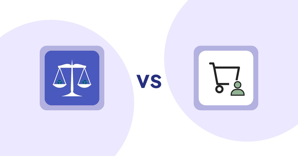 Shopify Product Display Apps: Equate ‑ Product Compare vs シンプル会員注文割引｜お手軽ログインセール設定