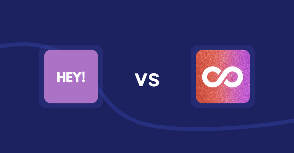 Shopify Product Display Apps: Hey! Product Page Banner & Text vs. Infinite Scroll Pro