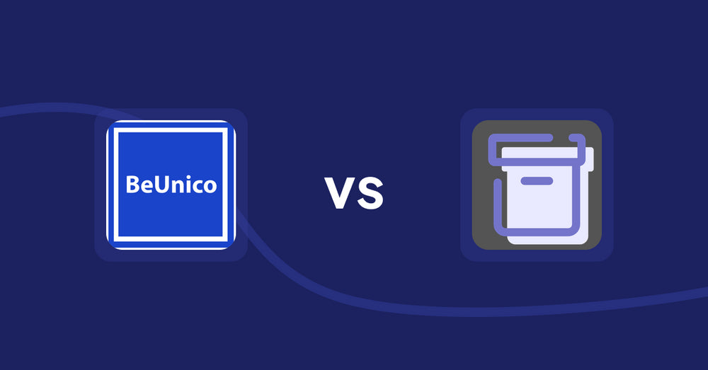 Shopify Product Display Apps: BeUnico vs Shelfify
