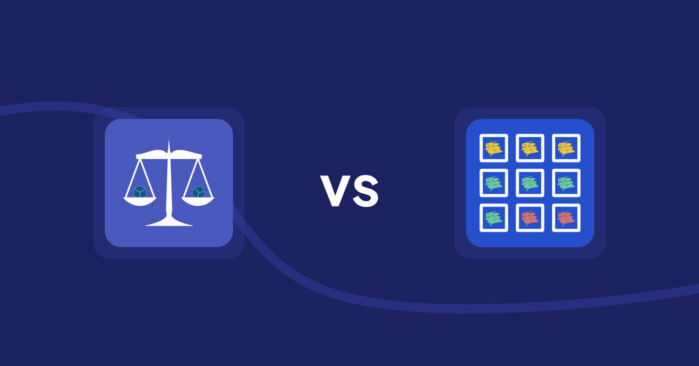 Shopify Product Display Apps: Equate ‑ Product Compare vs Pixc: Visual Merchandising