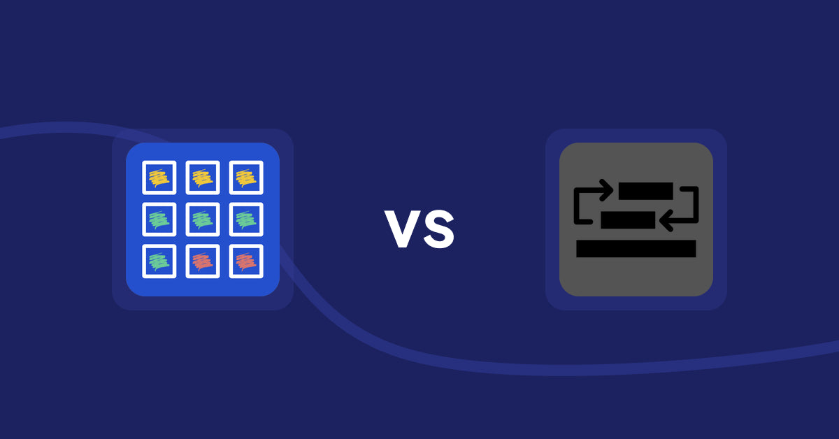 Shopify Product Display Apps: Pixc: Visual Merchandising vs. Sortyfi Collection Merchandise