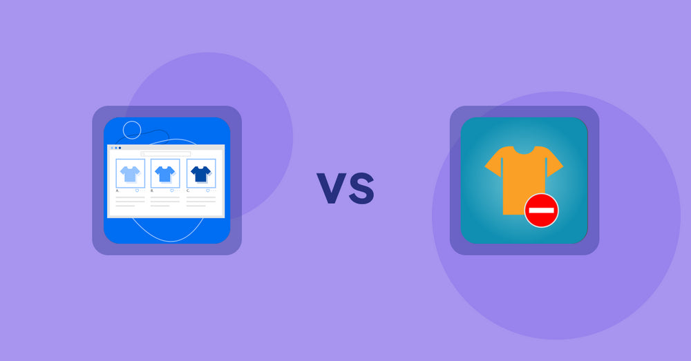 Shopify Product Display Apps: Hura Product Showcase Builder vs Products Unavailable