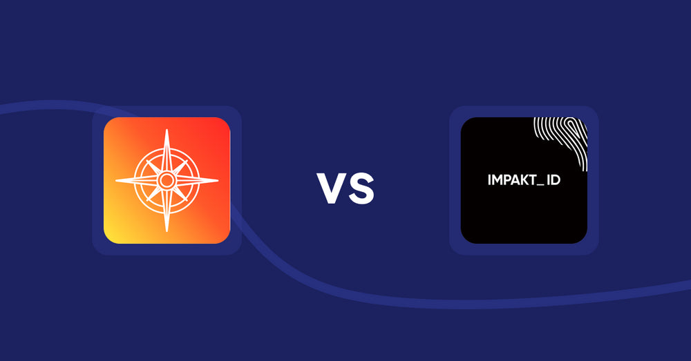 Shopify Product Display Apps: Compass Navigation vs. IMPAKT ID: Fashion CO2 Tracker