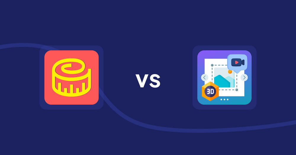 Shopify Product Display Apps: Snake Size Chart & Size Guide vs. ProductSlider Pro