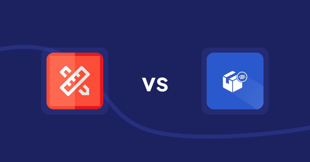 Shopify Product Display Apps: RT: Size Chart, Size Guide vs. Addify ‑ Hide Products