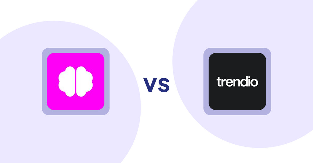 Shopify Product Display Apps: Brainy: AI SEO & Content Boost vs Trendio