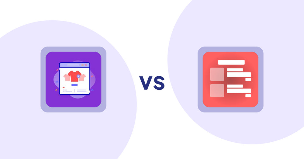 Shopify Product Display Apps: Variant Title Magic vs. Menulog