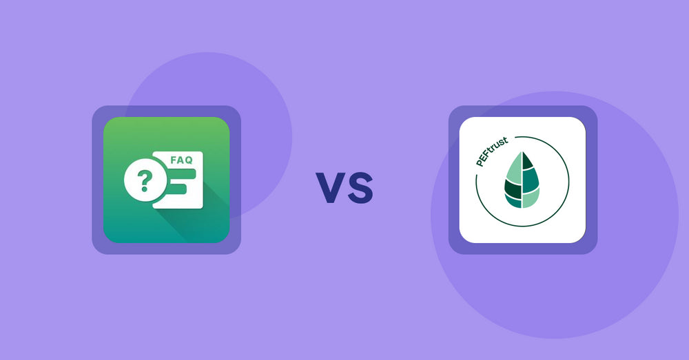 Shopify Product Display Apps: FAQ Expert: Product FAQ vs. Peftrust