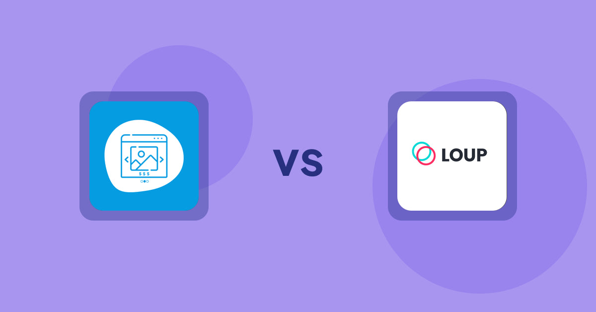 Shopify Product Display Apps: Quick Product Navigator Slide vs Loup: Sell on Instagram