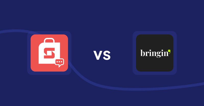Shopify Product Display Apps: Stackend: Customer Community vs Bringin