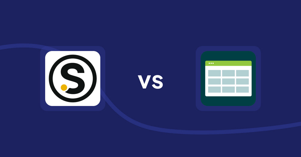 Shopify Product Display Apps: seedtrace Transparency App vs Product Table
