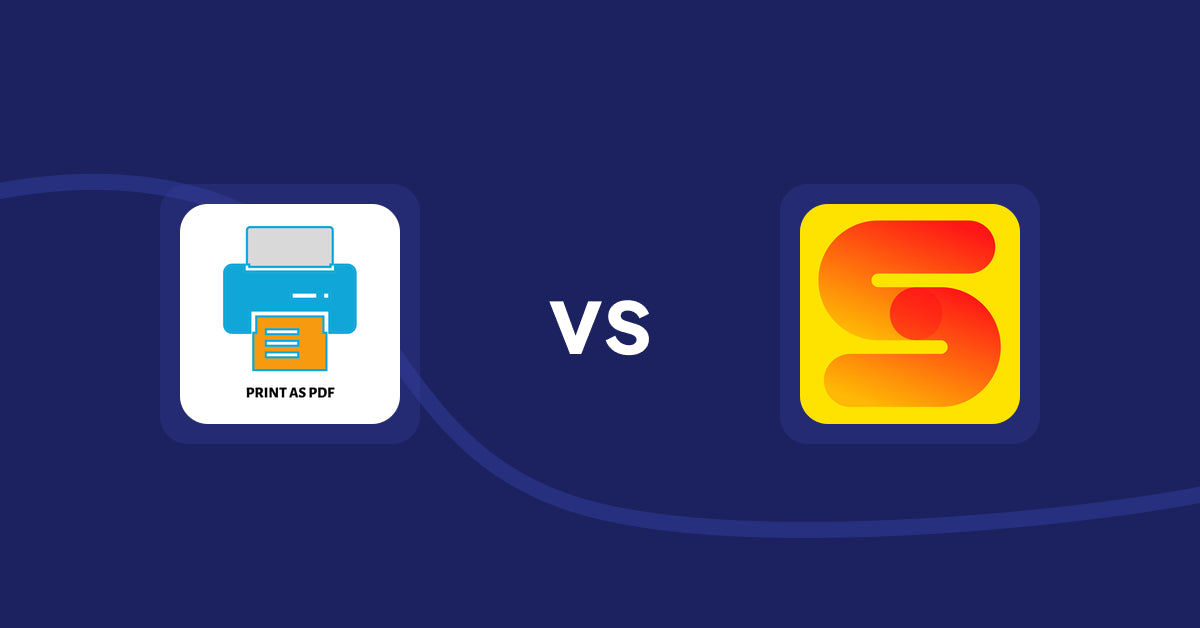 Shopify Product Display Apps: LitPDP ‑ Print as PDF vs ST: Inventory & Sold Count pro