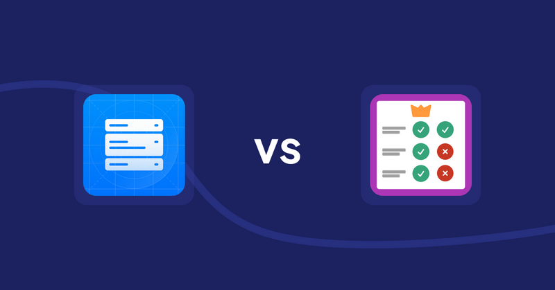 Shopify Product Display Apps: EasySlide Accordion Tabs & FAQ vs Pretty Comparison Tables