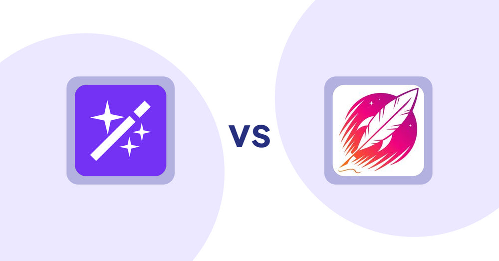 Shopify Product Display Apps: Magi ‑ AI Write Description vs. Wordsmith: Content Generator