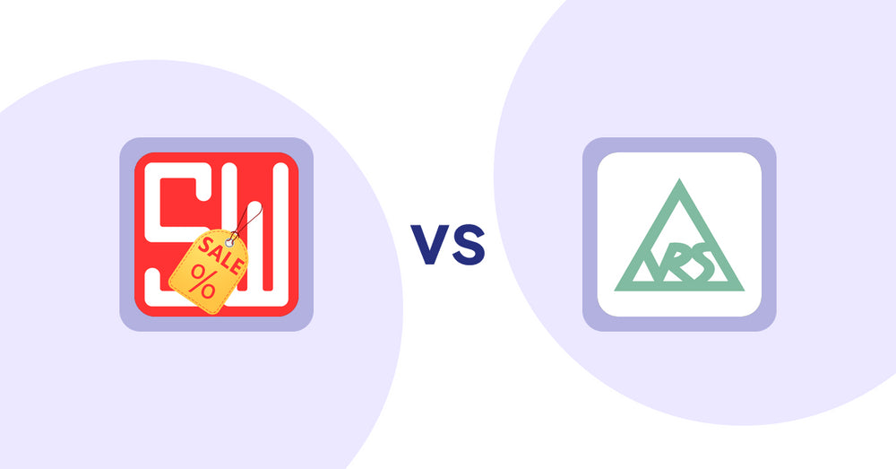 Shopify Product Display Apps: Super Watermarks ‑ Badges vs VRSHOPii