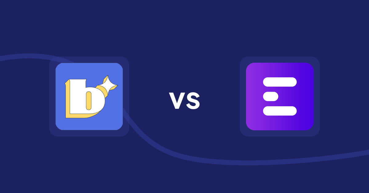 Shopify Product Display Apps: Because: CRO + Personalization vs ANG Extra Menu
