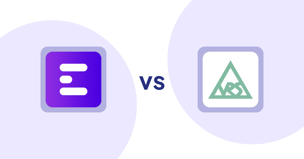 Shopify Product Display Apps: ANG Extra Menu vs VRSHOPii