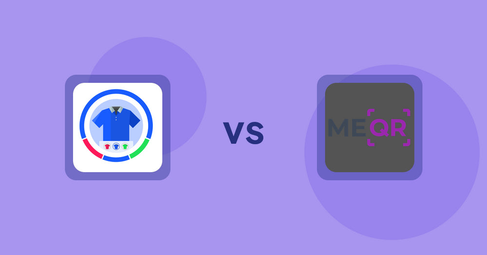 Shopify Product Display Apps: EVS ‑ Easy Variation Swatches vs ME‑QR