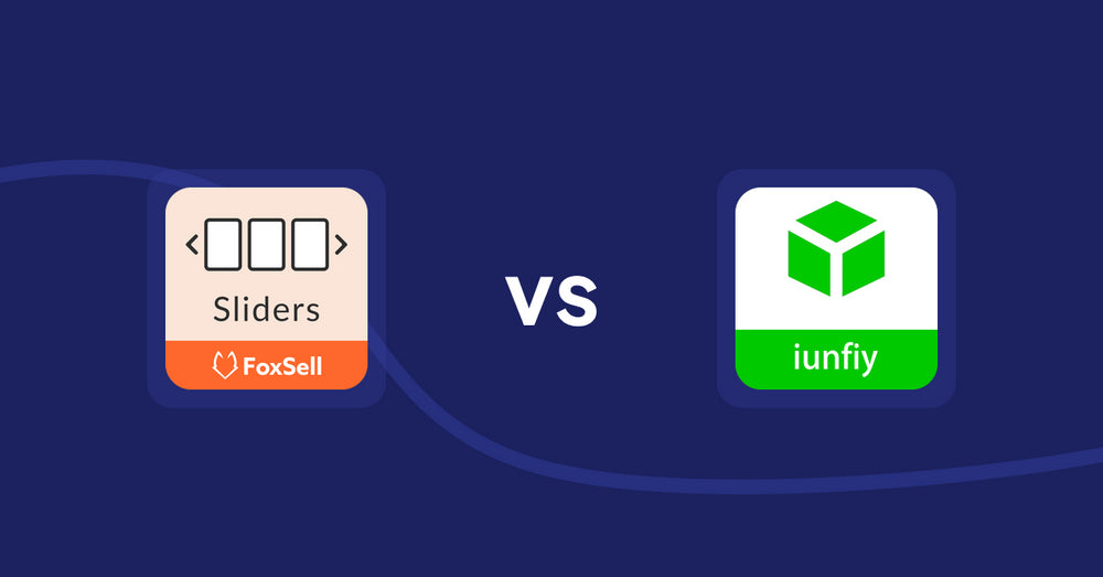 Shopify Product Display Apps: FoxSell Slider & Carousel vs iunfiy • Related Products